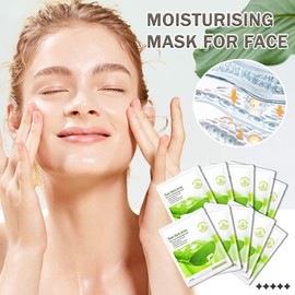 WENJLYJ 10PCS Face Mask Set,Moisturizing Facial Sheet Mask,Hydrating Face Mask Skin Care(C)