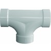 Genova Products 71644 2-Way Cleanout Tee Pipe Fitting, 4"