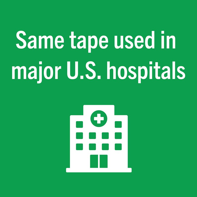 Nexcare Flexible Clear Tape, Waterproof Transparent Medical Tape, Secures Dressings