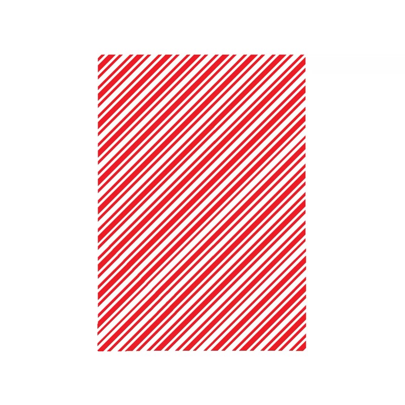 Captive Decals Christmas Candy Cane Stripes 5 x 3.5 Inch