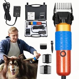 YIYIONCE Pet Clippers 36W Dog Grooming Clippers Professional Dog Shears for Grooming Electric Dog Shaver Clippers with 2 Blade Corded Pet Hair Trimmer Dog Grooming Kit for Sheeps Cats | US Stock