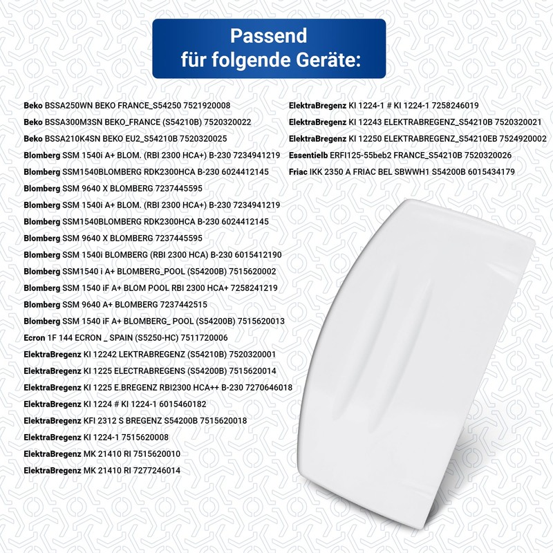 VIOKS Door Handle Flap Handle White Replacement for Beko 4244570100