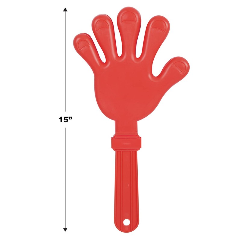 Red Giant Hand Shaped Clapper