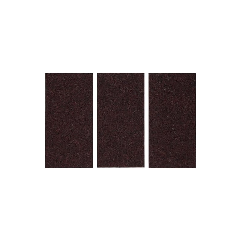 BGS Diy 80713 Felt Gliders Plates Brown 100 x 200
