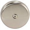 Eastman Single Hole Overflow Face Plate with Brass Screw, PVD