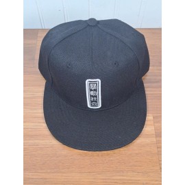 Riot Society Japanese Scroll Snapback Hat In Black OSFM
