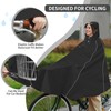 Andake Bicycle Poncho Waterproof Cycling Rain Poncho Lightweight Compact Reusable