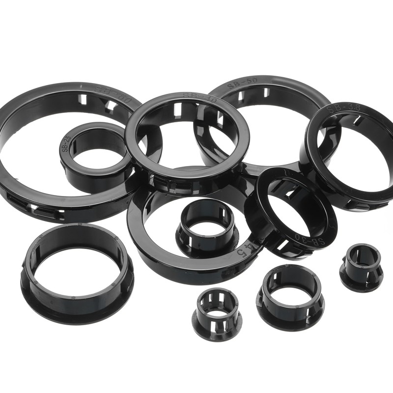 PATIKIL 48pcs Wire Grommet, 7.8mm Mounting Dia Plastic Grommets Cable