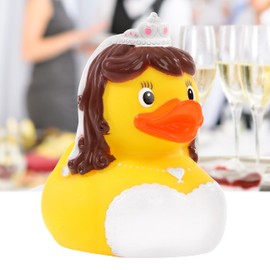 Schnabels Squeaky Duck Bride Gift for Birth Birthday Name Day Children Baby Friend Girl Boy Toy Bath Duck Bath Decoration