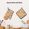 YYHWHJDE Cookies Food Chocolate Chip Biscuits Printed Quality Oven Mitts