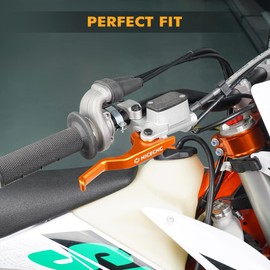 NICECNC Dirt Bike Universal Short Brake Lever Compatible with KTM 125-500 SX SXF XC XCF XCW EXC EXCF 2014-24,Compatible with Husqvarna 250 350 450 501 TE FE 2014-16 250 350 450 TC FC 14-24,See fitment
