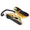 Electroplating Golden Lip Shape Telephone with Telephone Line for Home