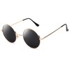Pro Acme Retro Small Round Polarised Sunglasses for Men Women,