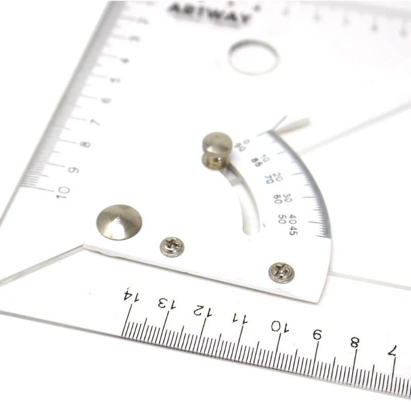 Artway 20cm Square Acrylic Adjustable Set (Design May Vary)