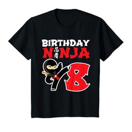 Birthday Ninja - 8 Year Old Ninja Party - Birthday Ninja 8 T-Shirt