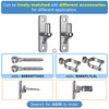 Insaga Cast Gate Hinges Heavy Duty, 304 Stainless Steel Wall