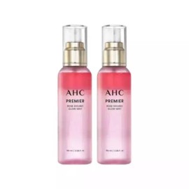 Unknown AHC 프리미어 로즈 더블 글로우 미스트 100ml 2개 AHC Premier Rose Double Glow Mist 100ml 2 Pack [AHC Rose Mist 100ml 2 pieces]
