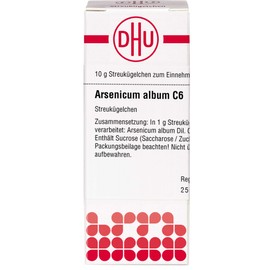 DHU Arsenicum album C6 Streukügelchen, 10 g Globuli