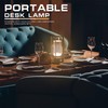 Portable Cordless Table Lamp，LED Desk Lamp with Touch Control，3-Colour Infinitely