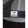 Life is Good Men's Trucker Hat - Breathable Mesh Sides,