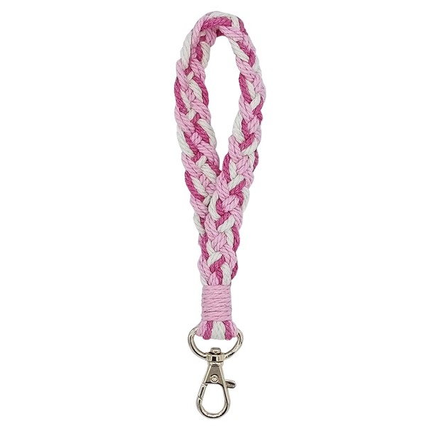 Moydolo Macrame Boho Keychain Bracelet Holder Handmade Keychain Wristlet Key