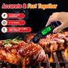 Termómetro digital para carne IP67 impermeable para cocinar y hornear,