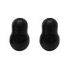 LUFOX - Almohadillas de silicona de color negro para estetoscopio