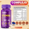 Suplemento De Vitamina C 300 Mg Con Jengibre 90 Cápsulas