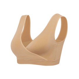 Lemef Pregnancy/Nursing/Sleep Bra, Seamless, Without Underwire, Pack of 3