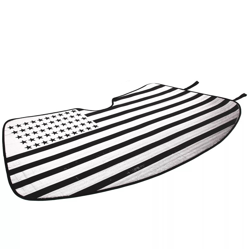 car-attention Windshield Sun Shade Visor US Flag UV Block Shield