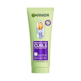 Garnier Curl Shampoo Method for Curls, Sulphate-Free Hydrating Shampoo for Curly Hair & Type 4 Coils, Up to 7 Days Hydration, Vegan, 150ml