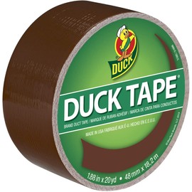 Duck Brand 1304965_C Duck Color Duct Tape, 6-Roll, Brown