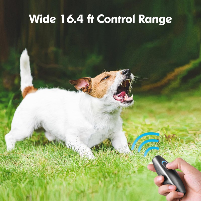 BONSO Bark Control Device 2-in-1 Anti Barking Device&Dog Training Tool,