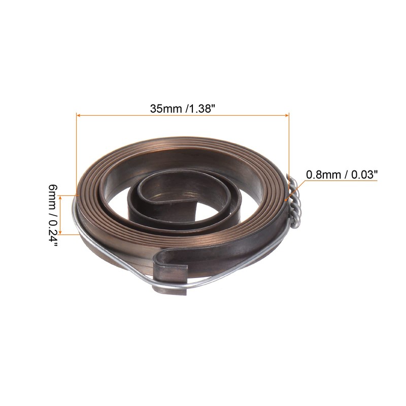 HARFINGTON Drill Press Return Spring, 35 x 6 x 0.8mm
