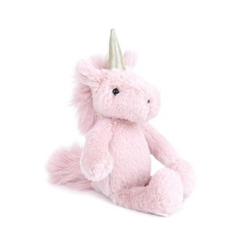 MON AMI Shyla The Unicorn Stuffed Animal – 11” Pink, Soft & Cuddly Stuffed Plush Toy, Use as Toy or Nursery Room Décor, for Christmas