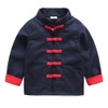 Mud Kingdom Boys Tang Jacket Navy Blue Traditional Chinese Lunar