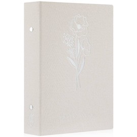 Lanpn Photo Album 6x4 300 Pockets, Linen Photo Albums Holds 300 Horizontal Pictures Only Beige