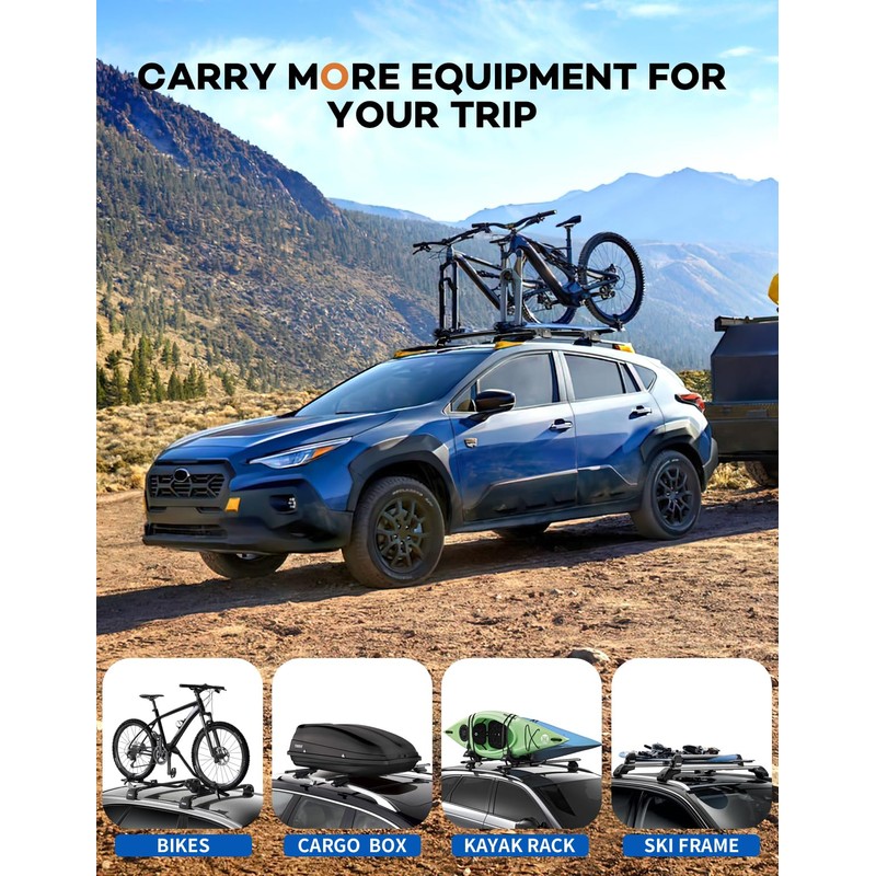 Roof Rack Cross Bars for Subaru Crosstrek Wilderness 2024-2026