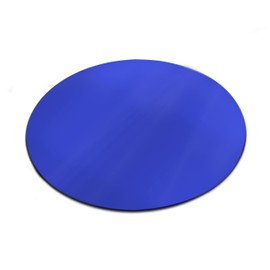 SPEEDYORDERS Round Blue Acrylic Mirror Sheet Circle Mirror 15 inches Diameter, 1/8" Thick Shatterproof Round Mirror Cobalt Blue Plexiglass Sheet Ideal for Home, Wedding, Centerpiece, Table, Decoration