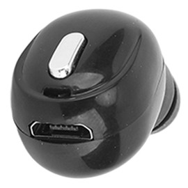 Single Earbud Mini Headphone with 5.0, CVC8.0 Call Noise Reduction 6D Sound Effect for Sports Working Buses (Black)