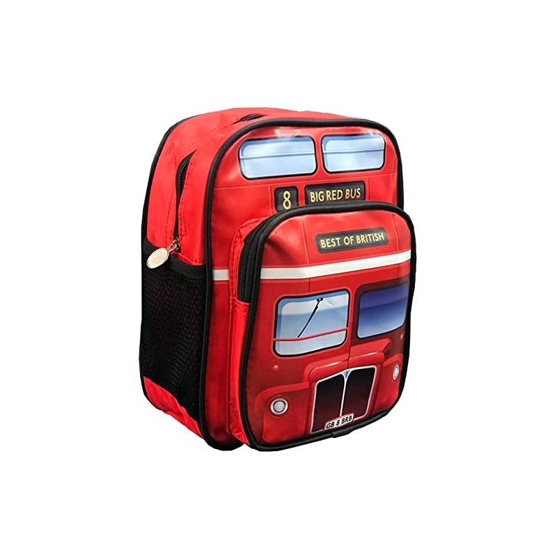 London Bus Kids School Bag Best of British Backpack Rucksack