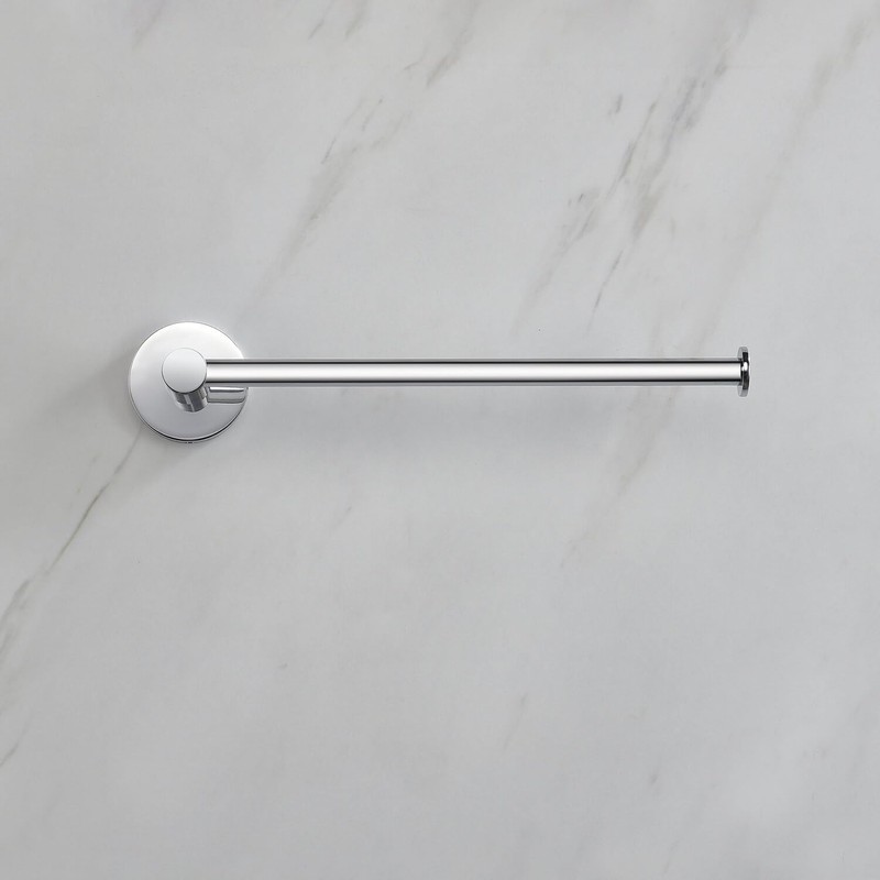 KIBI Circular 10-Inch Bathroom Towel Bar – Solid Brass Construction,