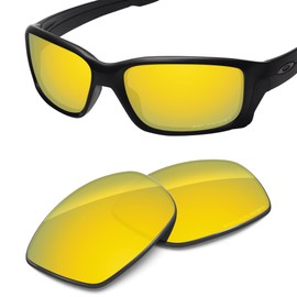 Tintart Performance Replacement Lenses Compatible with Oakley Straightlink Polarized Etched, Golden Yellow - Max. Polarised