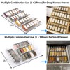 Clear Acrylic Spice Drawer Organizer, 4 Tier Seasoning Jars Drawers