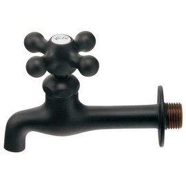 Kakudai 702-016-13 Color Long Body Horizontal Faucet / Matte Black