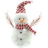 FRANK FLECHTWAREN Snowman Pointed Hat, Textile, Plastic, Dimensions: Height 33