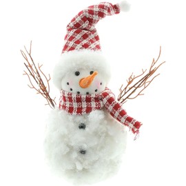 FRANK FLECHTWAREN Snowman Pointed Hat, Textile, Plastic, Dimensions: Height 33 cm