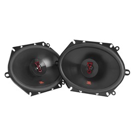 JBL Stage38627AM Stage3 5x7 / 6x8 Custom-Fit Two Way Car Audio Speakers with RKFR5768 Roadkill Fast Rings 5x7 & 6x8