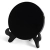Black Obsidian Scrying Mirror, Black Obsidian Feng Shui Mirror with