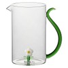 THUN - Caraffa in vetro con margherita - Borosilicato -